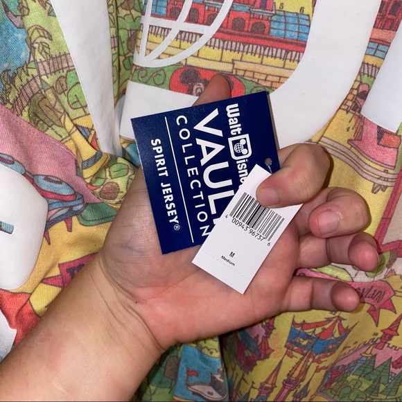 Disney parks park map vault collection 50th anniversary spirit jersey - Picture 3 of 4